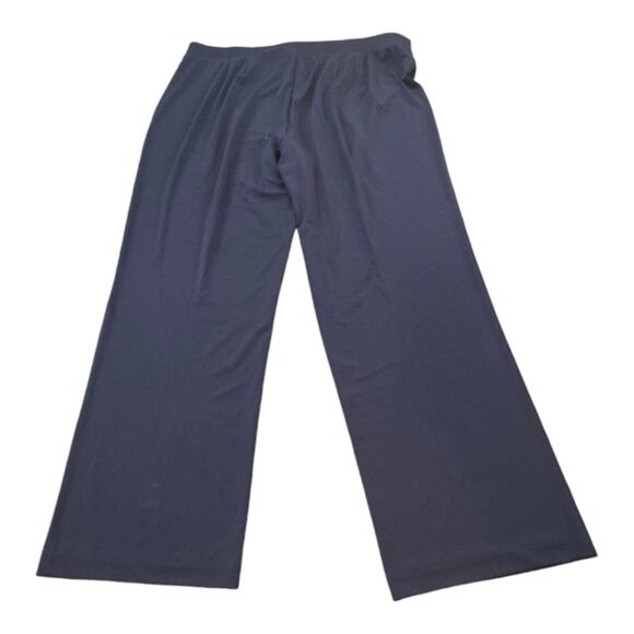 TALBOTS Navy Blue Pull On Stretch Comfy‎ Straight Leg Pants pLUS sIZE 2X New! - Picture 6 of 11